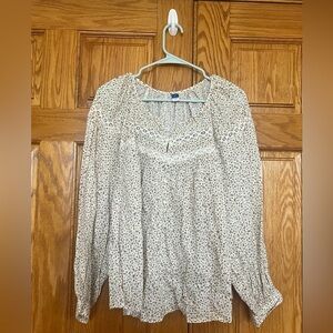 Old Navy - Floral Lace Detail Blouse